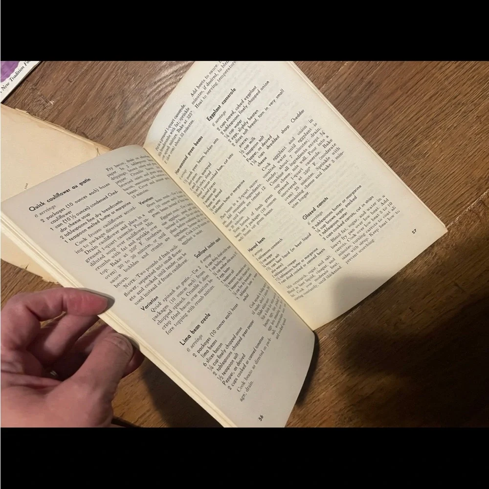 Vintage usda nutrition cookbook save money w/ original letter from Congress